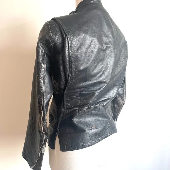 Women’s vintage leather jacket - Picture 6 of 9